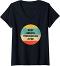 Womens Bench Technician Shirt Best Ever V Neck T Shirt Everyday Wear