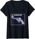 Womens Funny Aromatherapy Gun Powder Smell Advocate V Neck Apparel Gift Ready