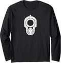 1911 Pistol Logo Design Distressed Gun Long Sleeve Apparel Minimal Style