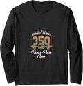 350 Lbs Pound Bench Press Club Gym Weightlifting Powerlift Long Sleeve Apparel Minimal Style