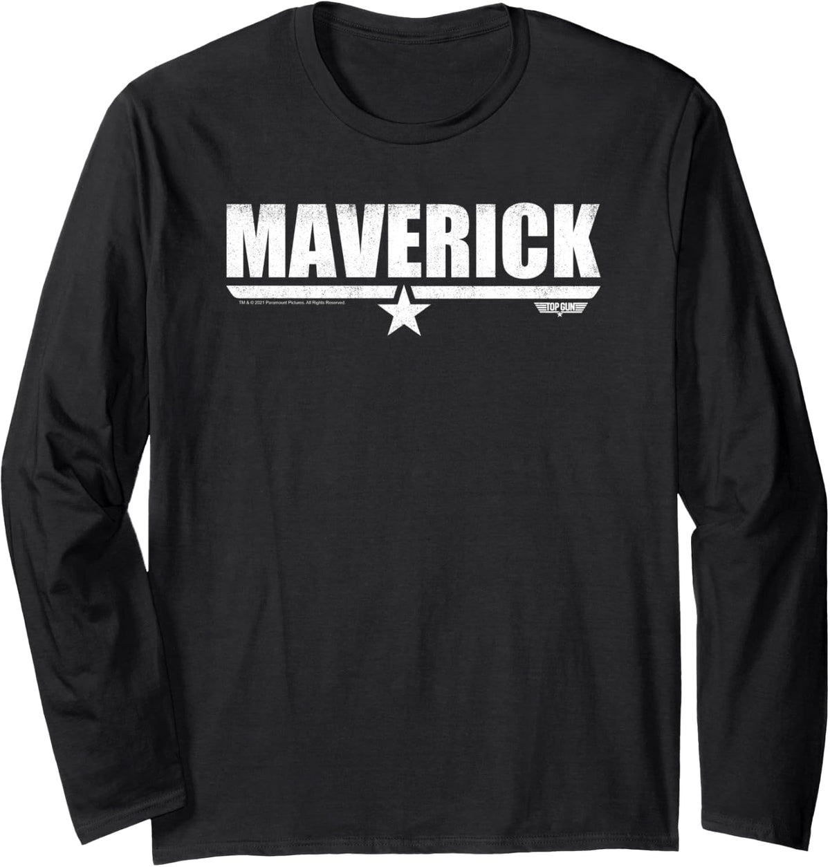 Top Gun Maverick Logo Long Sleeve Apparel Minimal Style 2