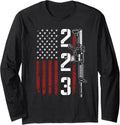 223 Ammo Ar15 Rifle Owner Funny Pro Gun Rights Usa Long Sleeve Apparel Gift Ready
