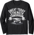 Bench Press Exercise Bodybuilding Fitness Workout Gym Long Sleeve Apparel Everyday Wear