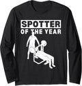 Spotter Of The Year Bench Squat Long Sleeve Apparel Clean Design