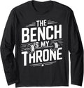 Bench Press Exercise Bodybuilding Fitness Workout Gym Long Sleeve Apparel Clean Design 2