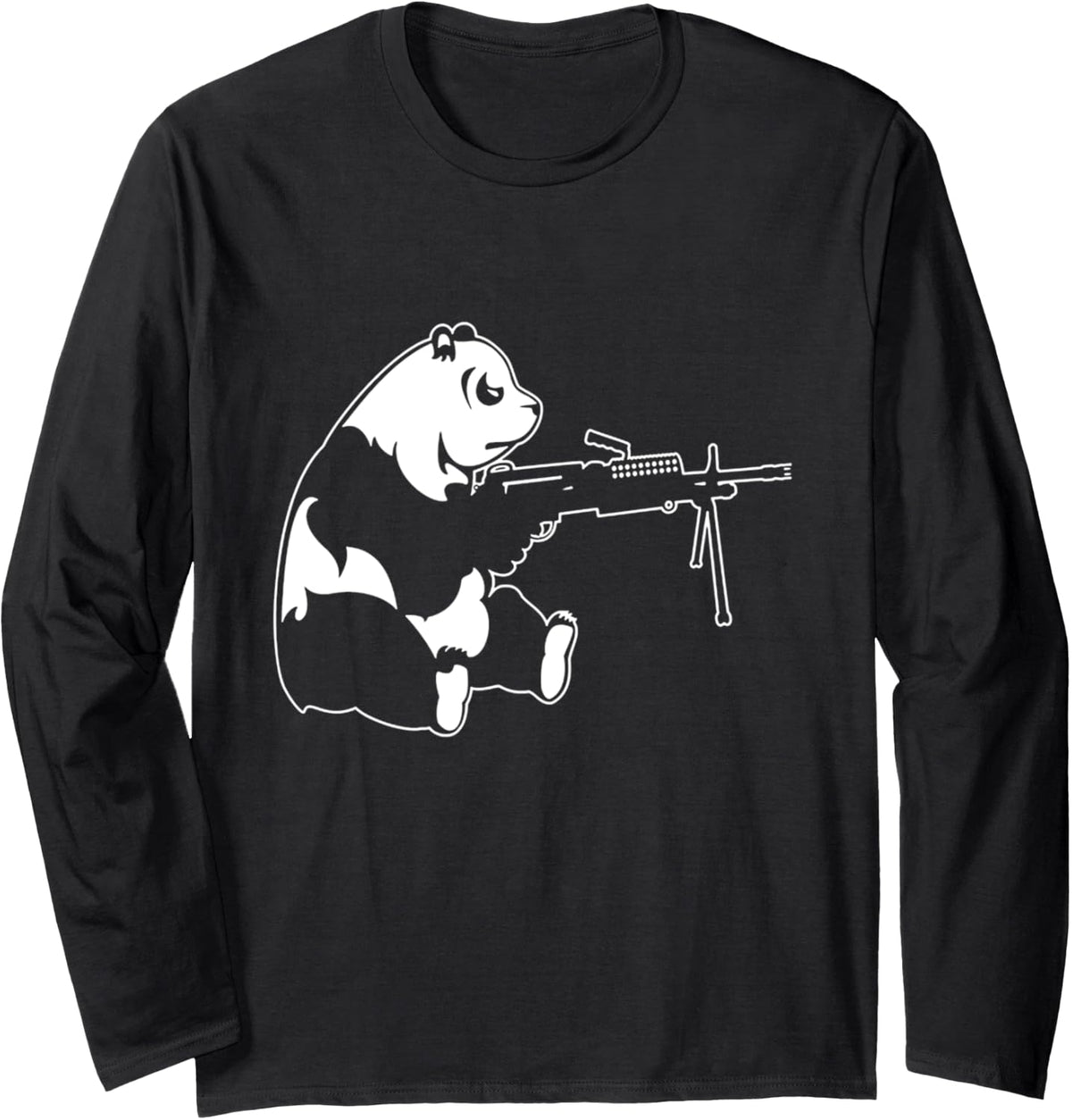 Machine Gun Panda Long Sleeve Apparel Minimal Style