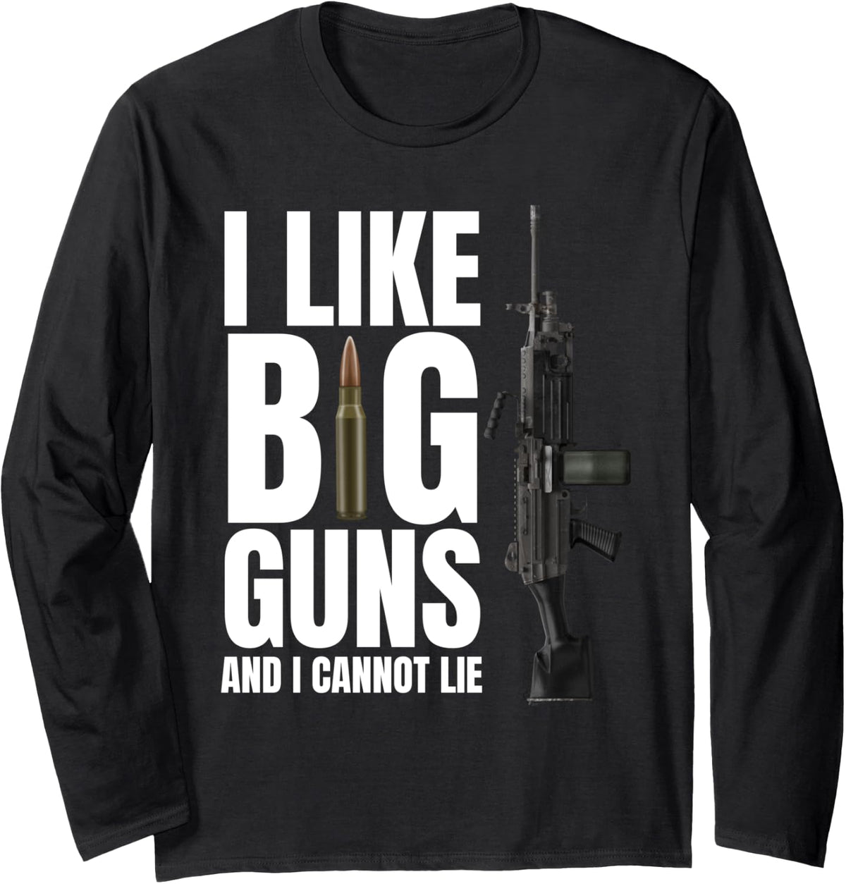 Sniper Assault Rifle 50 Cal Pro Gun T Shirt For Men Women Long Sleeve T Shirt Premium Print 2