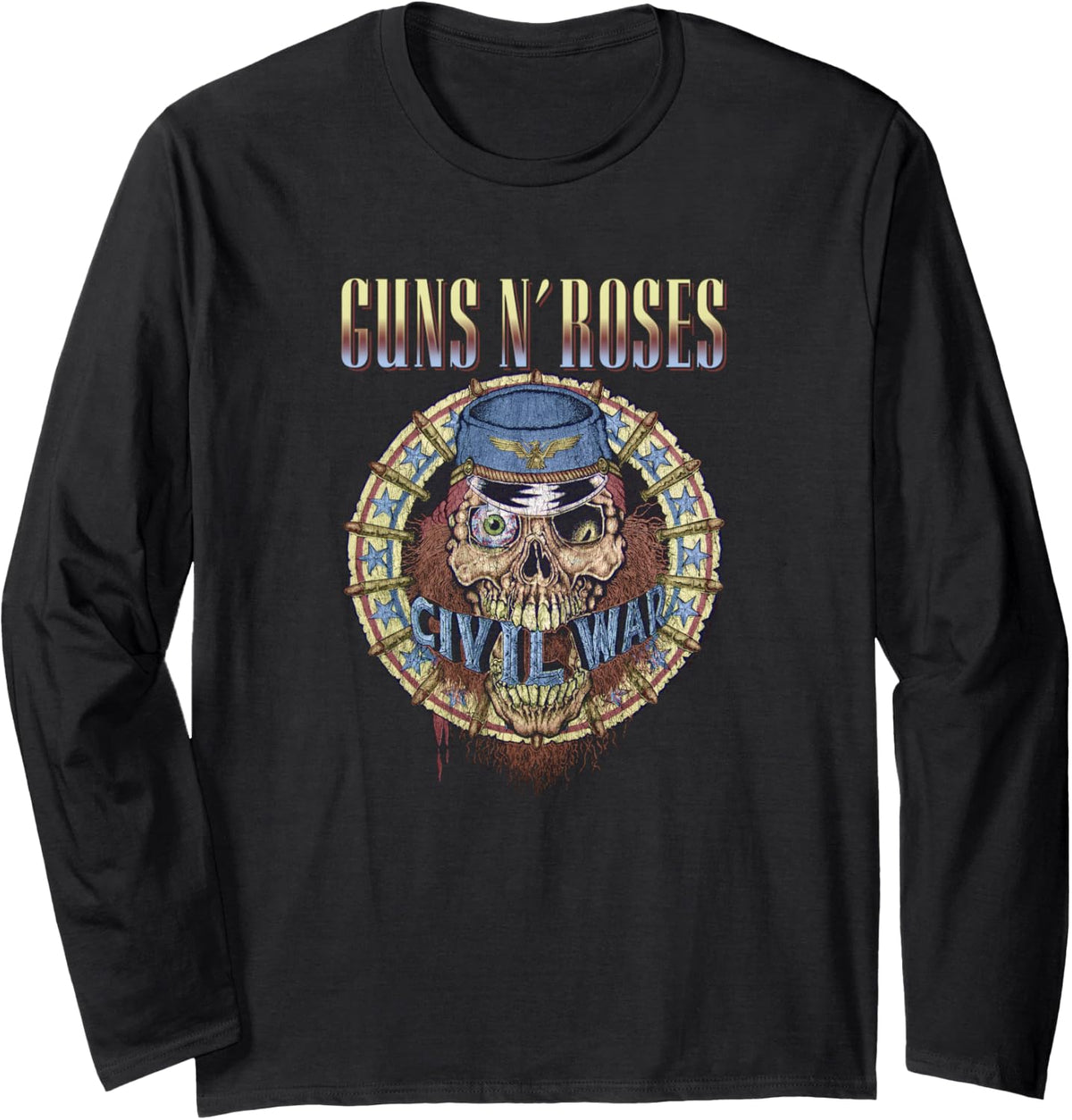 Guns N Roses Official Civil War Long Sleeve Apparel Minimal Style