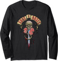 Guns N Roses Official Dripping Dagger Long Sleeve Apparel Everyday Wear