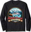 Group Trip Alaska Cruise 2025 Matching Family Friends Long Sleeve 73