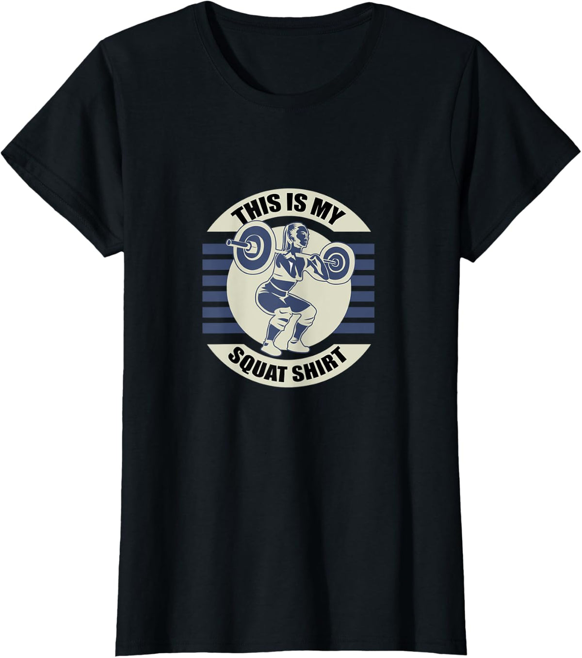 Squat Funny Saying Powerlifter Squatting Barbell Apparel US Trend