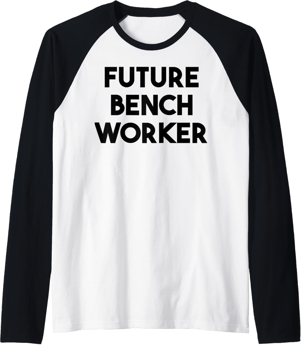 Future Bench Worker Raglan Baseball Tee T Shirt Minimal Style