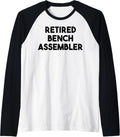 Retired Bench Assembler Raglan Baseball Tee T Shirt US Trend