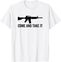 Come And Take It Gun Rights Supporter Ar 15 Patriotism Apparel Premium Print