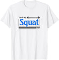 Squats Powerlifting Gym Motivation Barbell Apparel Minimal Style