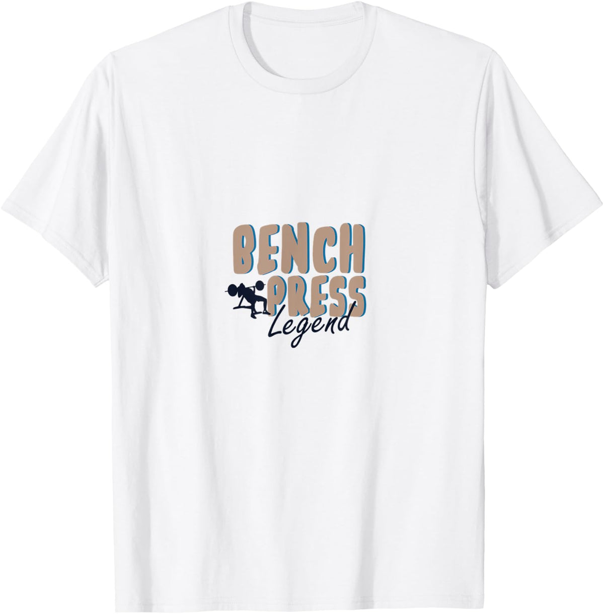 Benchpress Powerlifter Gym Bodybuilding Training Apparel Minimal Style