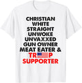 Christian White Straight Unwoke Unvaxxed Gun Owner Apparel Everyday Wear 2