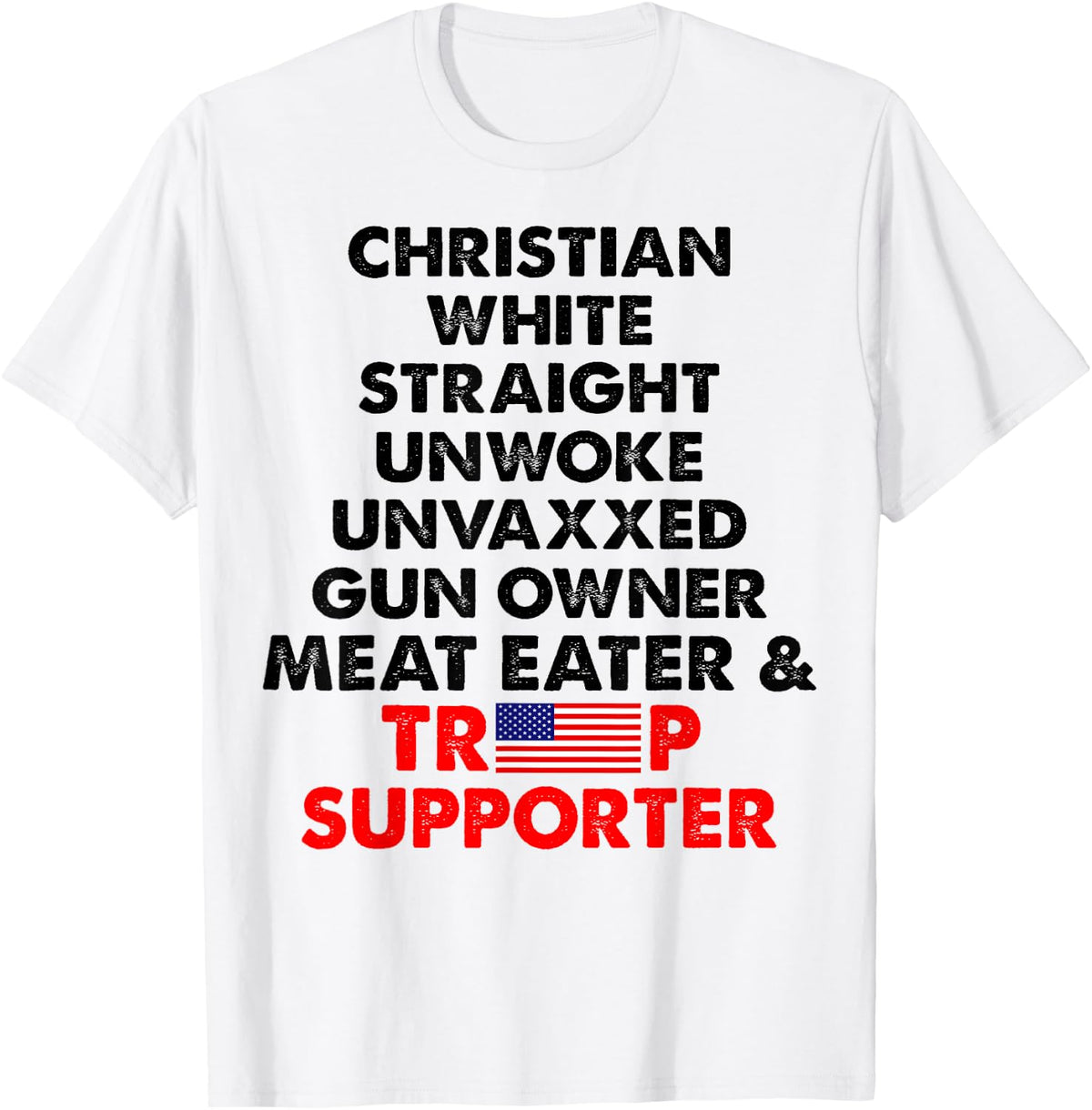 Christian White Straight Unwoke Unvaxxed Gun Owner Apparel Everyday Wear 2