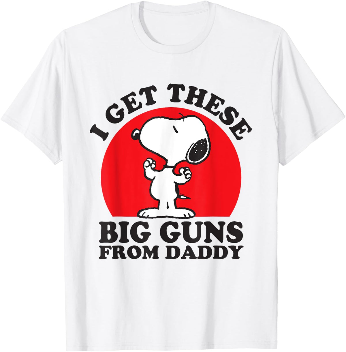 Peanuts Snoopy Daddy Big Guns Apparel Minimal Style