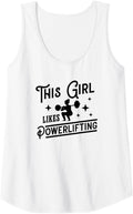 Girl Likes Lifting Weights Powerlifer Gym Tank Top Apparel US Trend