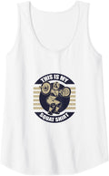 Womens Barbell Powerlifting Strength Training Gym Squats Tank Top Apparel Gift Ready