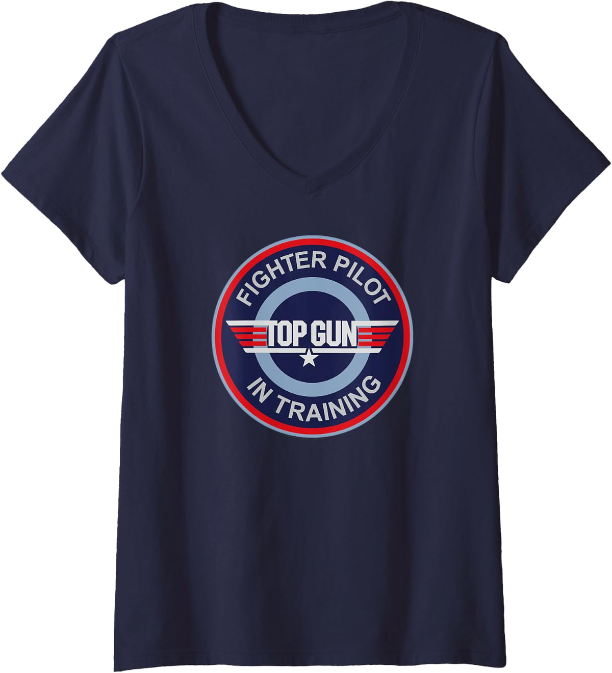 Womens Ripple Junction X Top Gun Fighter Pilot In Training V Neck Apparel Minimal Style