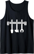 Tool Bench Mechanic Woodworker Tank Top Apparel Minimal Style