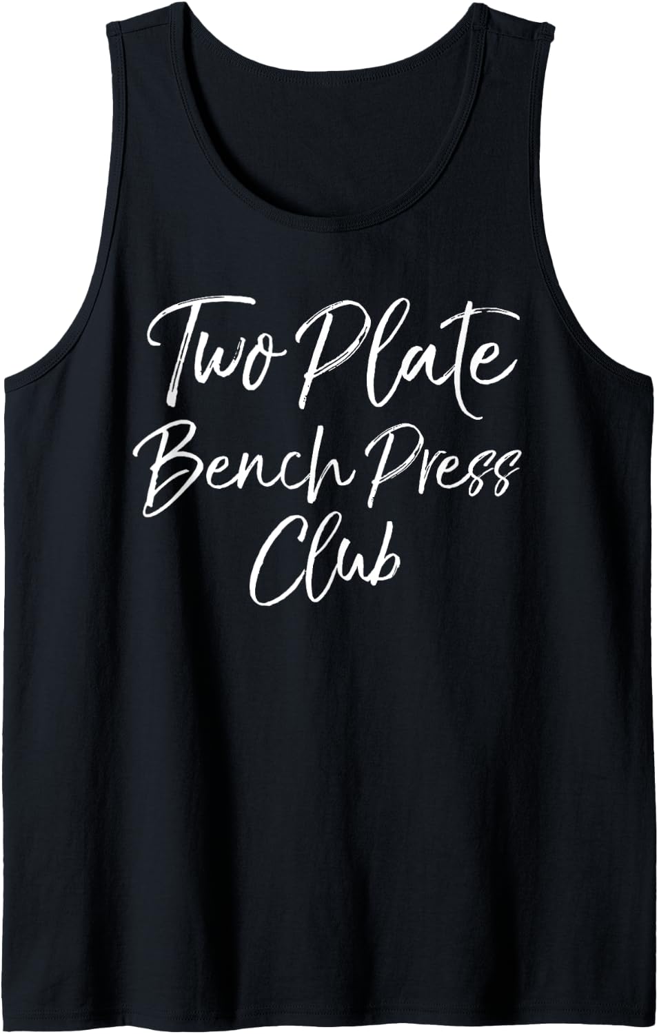 Matching Weight Lifting Tops Two Plate Bench Press Club Tank Top Apparel Premium Print