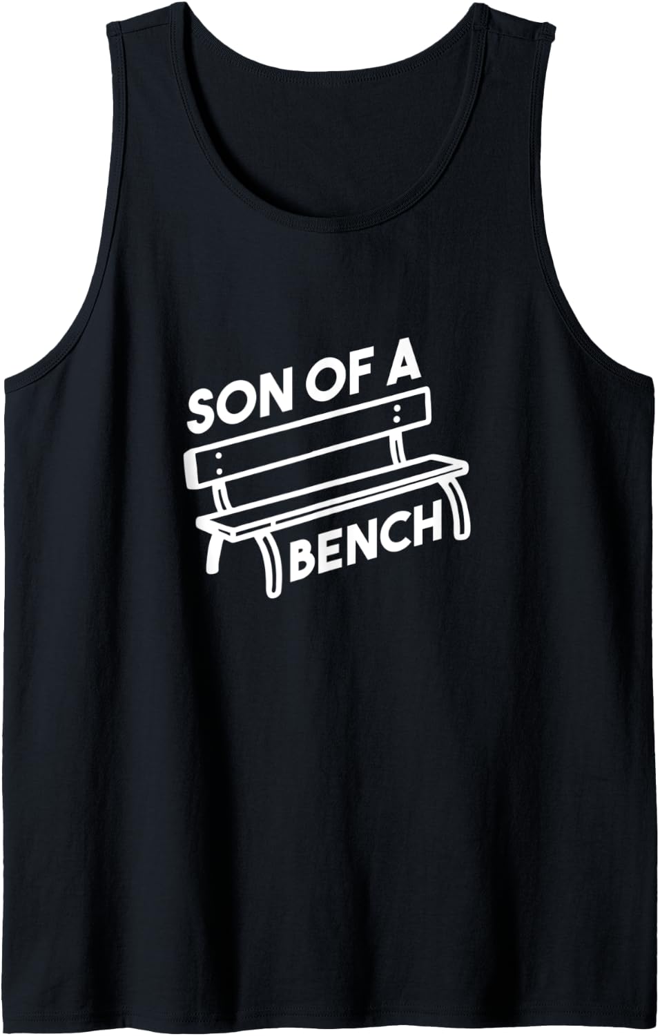 Son Of A Bench Funny Carpenter Woodworker Pun Tank Top Apparel Minimal Style