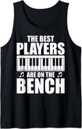 Funny Piano Novelty For Men Women Kids Music Player Tank Top Apparel Clean Design