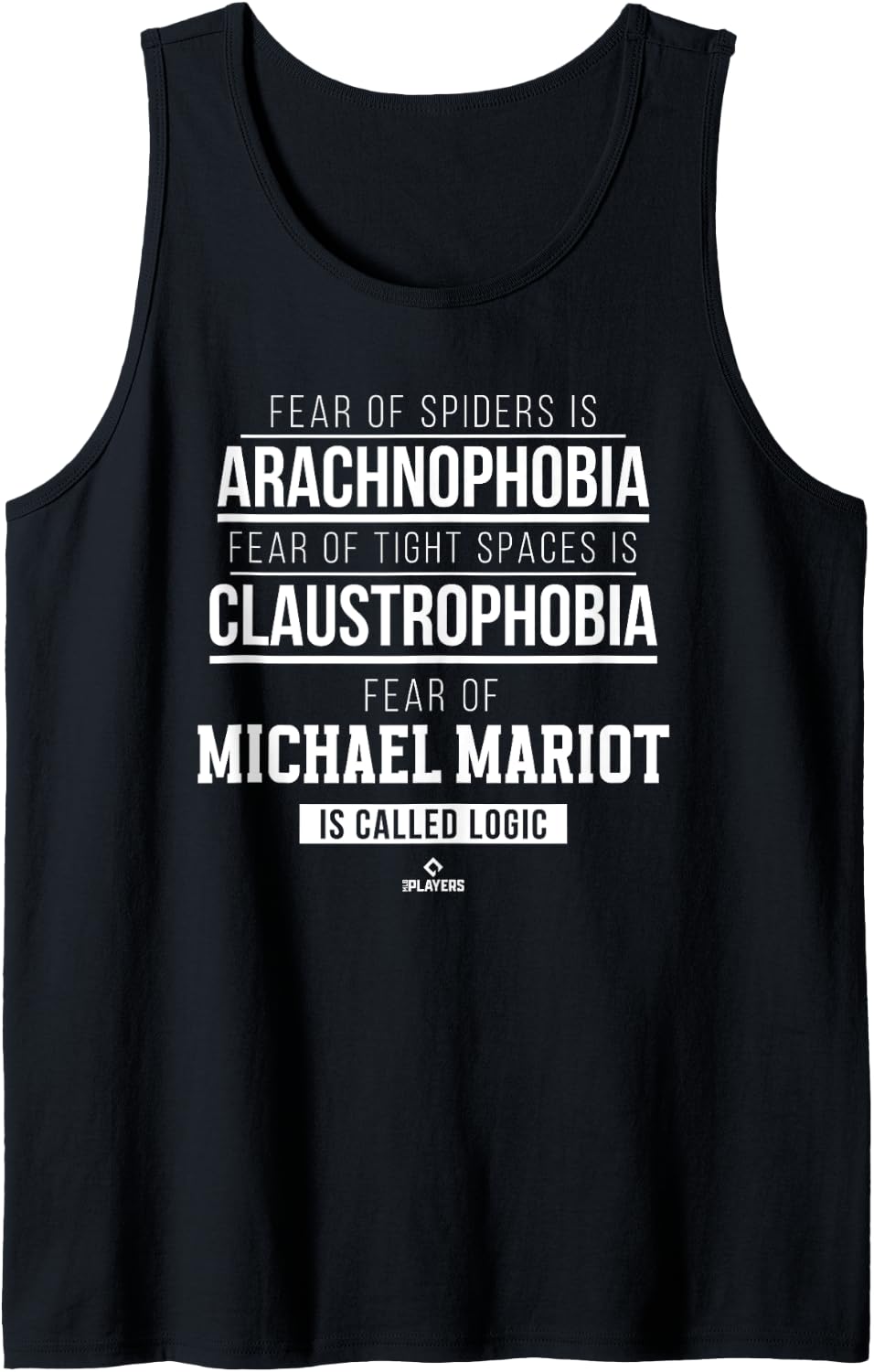 Fear of Michael Mariot Prospect Baseball Fan Gear Tank Top