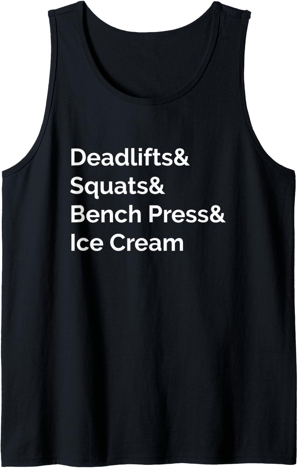 Deadlifts Squats Bench Press Ice Cream Gym Tank Top Apparel Premium Print