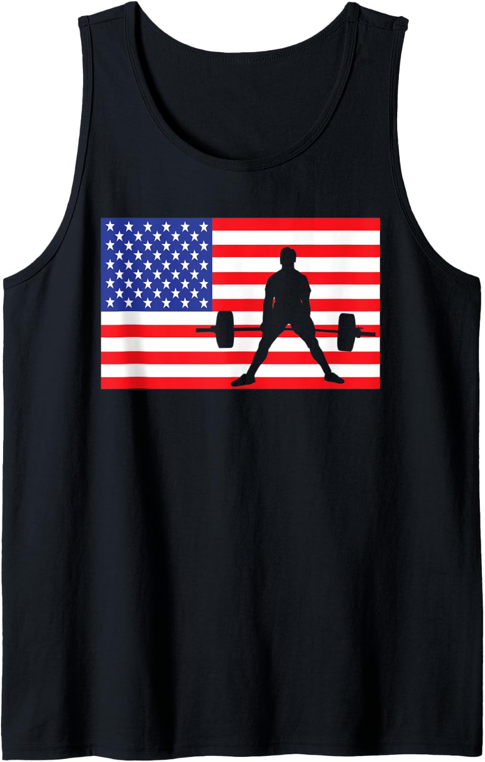 Powerlifting Usa Flag American Bench Press 4th Of July Tank Top Apparel Gift Ready