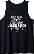 Classic Fan Justin Bench Prospect Baseball Gear Tank Top Apparel Clean Design