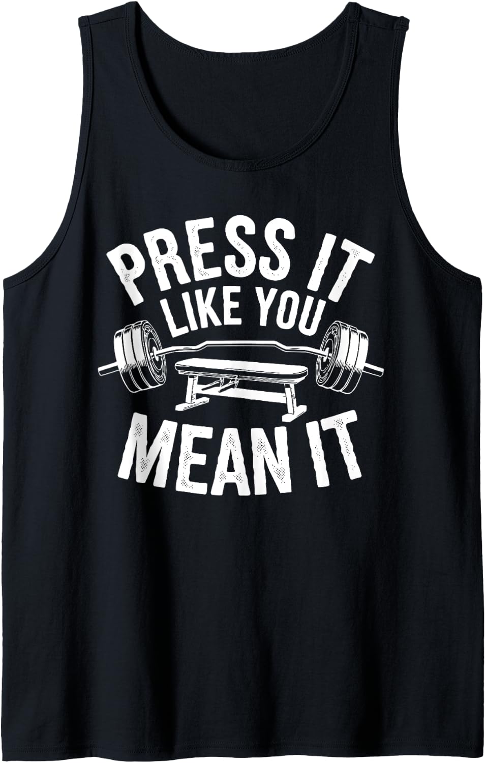 Bench Press Exercise Bodybuilding Fitness Workout Gym Tank Top Apparel US Trend 2