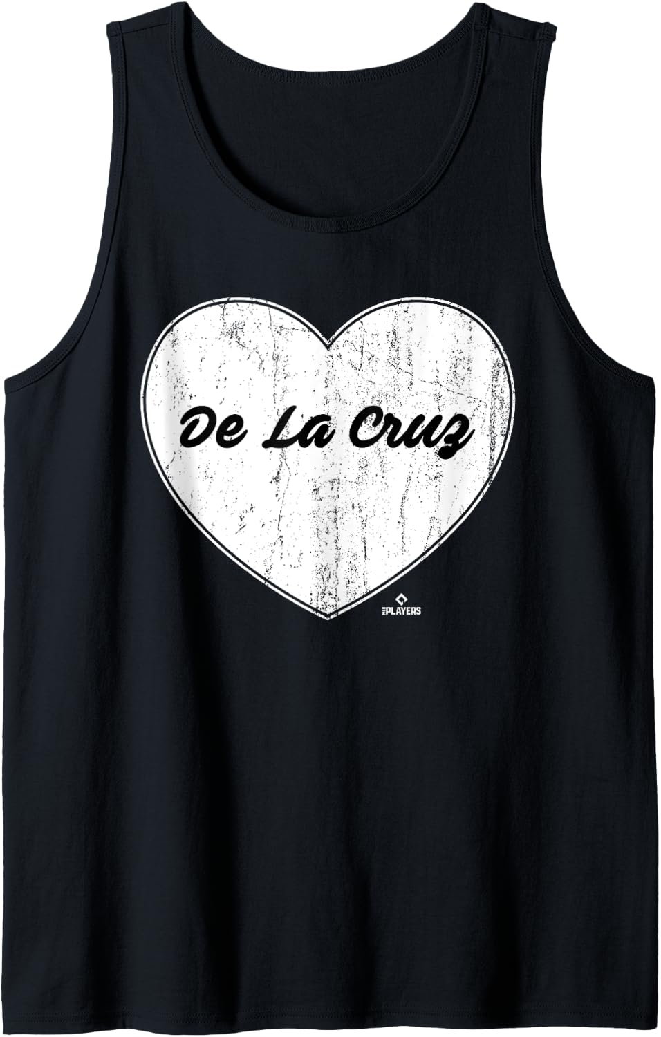 Distressed Heart Michael De La Cruz Prospect Baseball Fan Tank Top