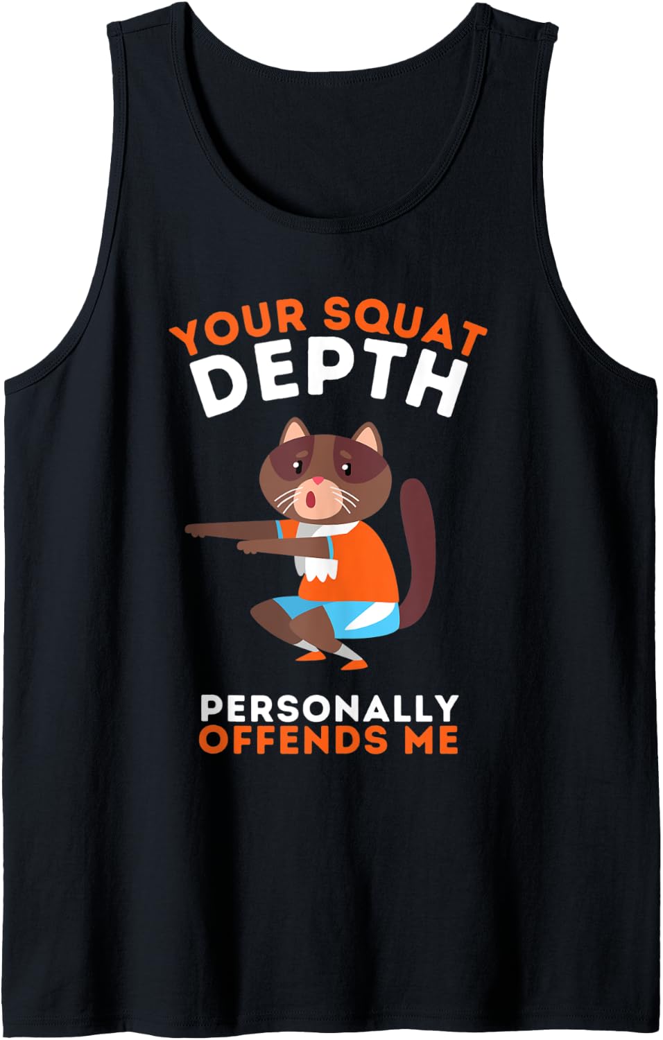 Squat Squatting Benchpress And Deadlift Tank Top Apparel Gift Ready