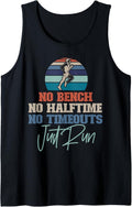 Running Runner Half Marathon No Bench Halftime Tank Top Apparel Gift Ready