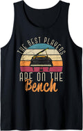 Classical Musician Pianist Bench Musical Instrument Piano Tank Top Apparel Clean Design