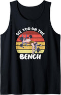 See U On The Bench Jesus Bodybuilder Calisthenics Men Women Tank Top Apparel Minimal Style