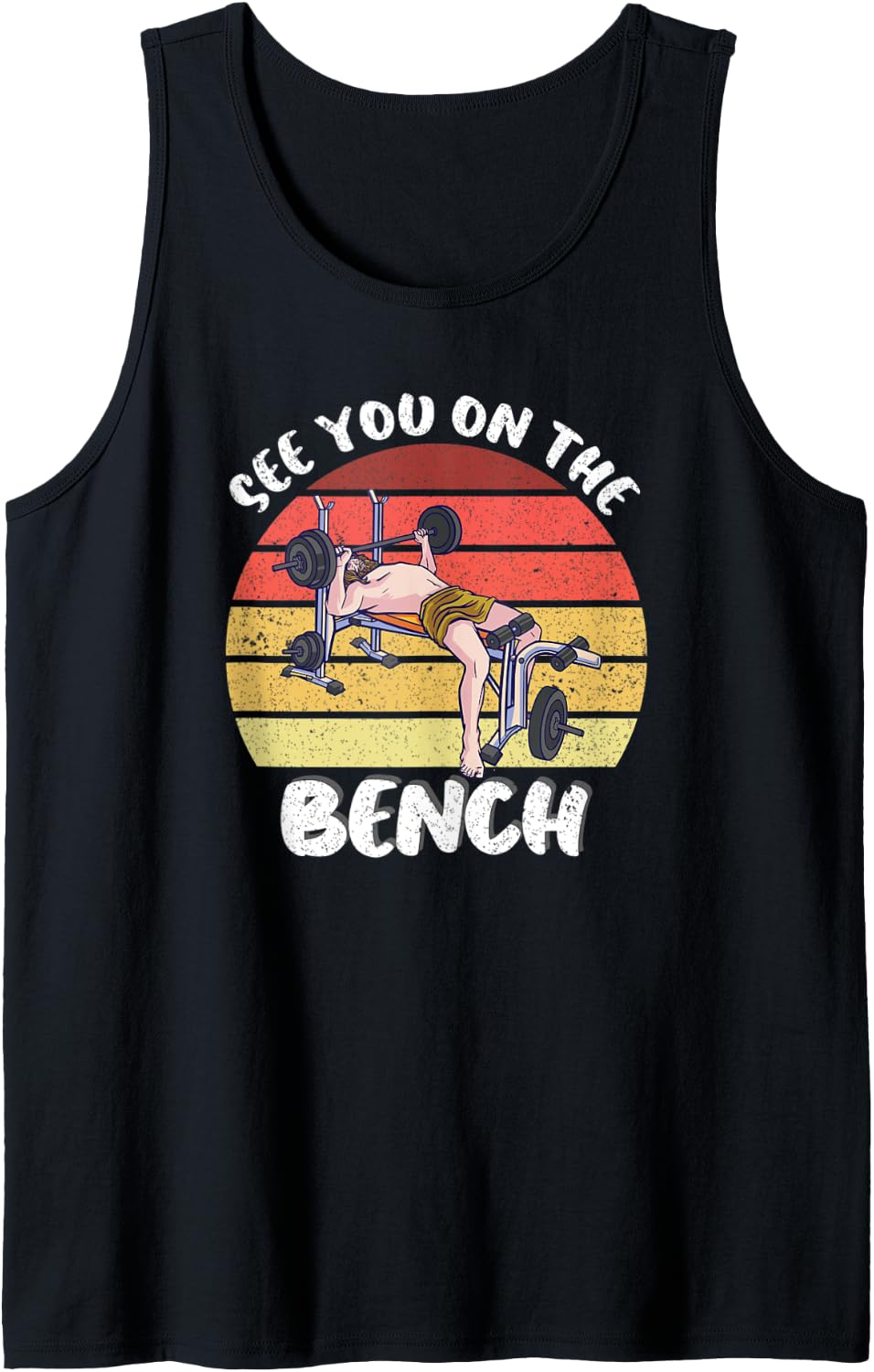 See U On The Bench Jesus Bodybuilder Calisthenics Men Women Tank Top Apparel Minimal Style