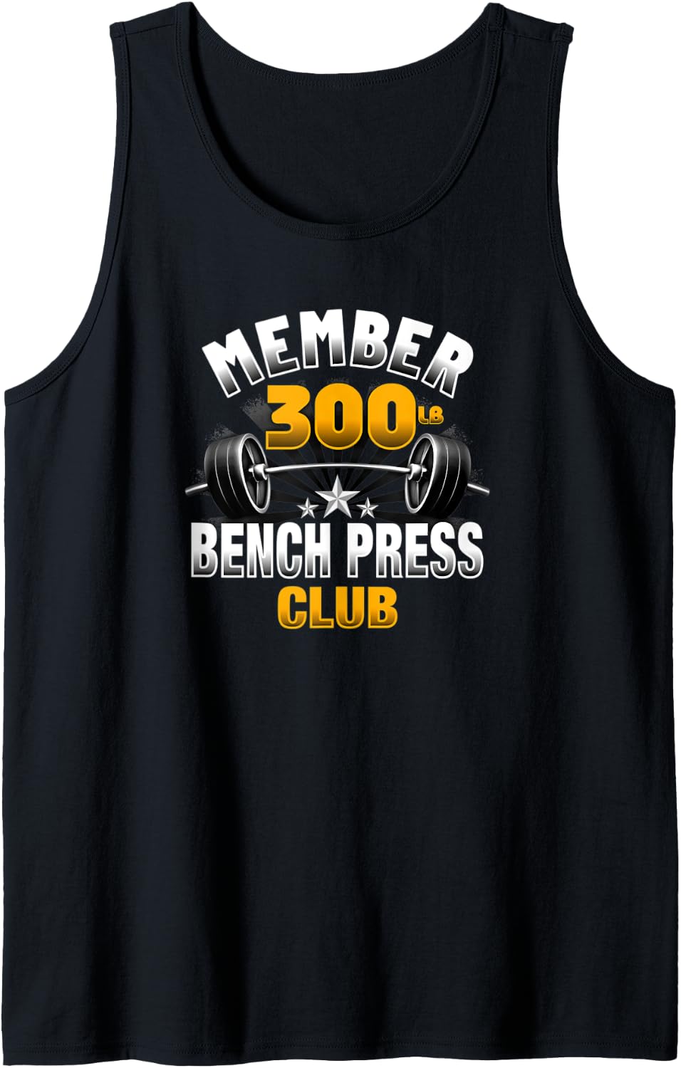 300 Pound Bench Press Club Tank Top Apparel Premium Print