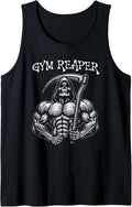 Gym Reaper Fitness Workout Muscle Weight Training Funny Tank Top Apparel US Trend