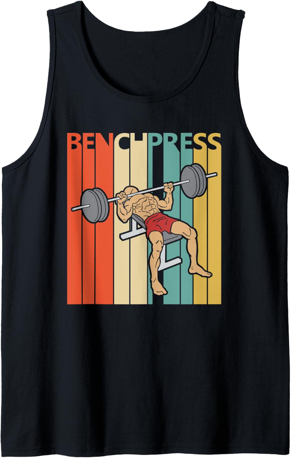 Vintage Bench Press Tank Top Apparel Everyday Wear