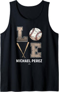 Baseball Love Michael Perez Prospect Baseball Fan Gear Tank Top