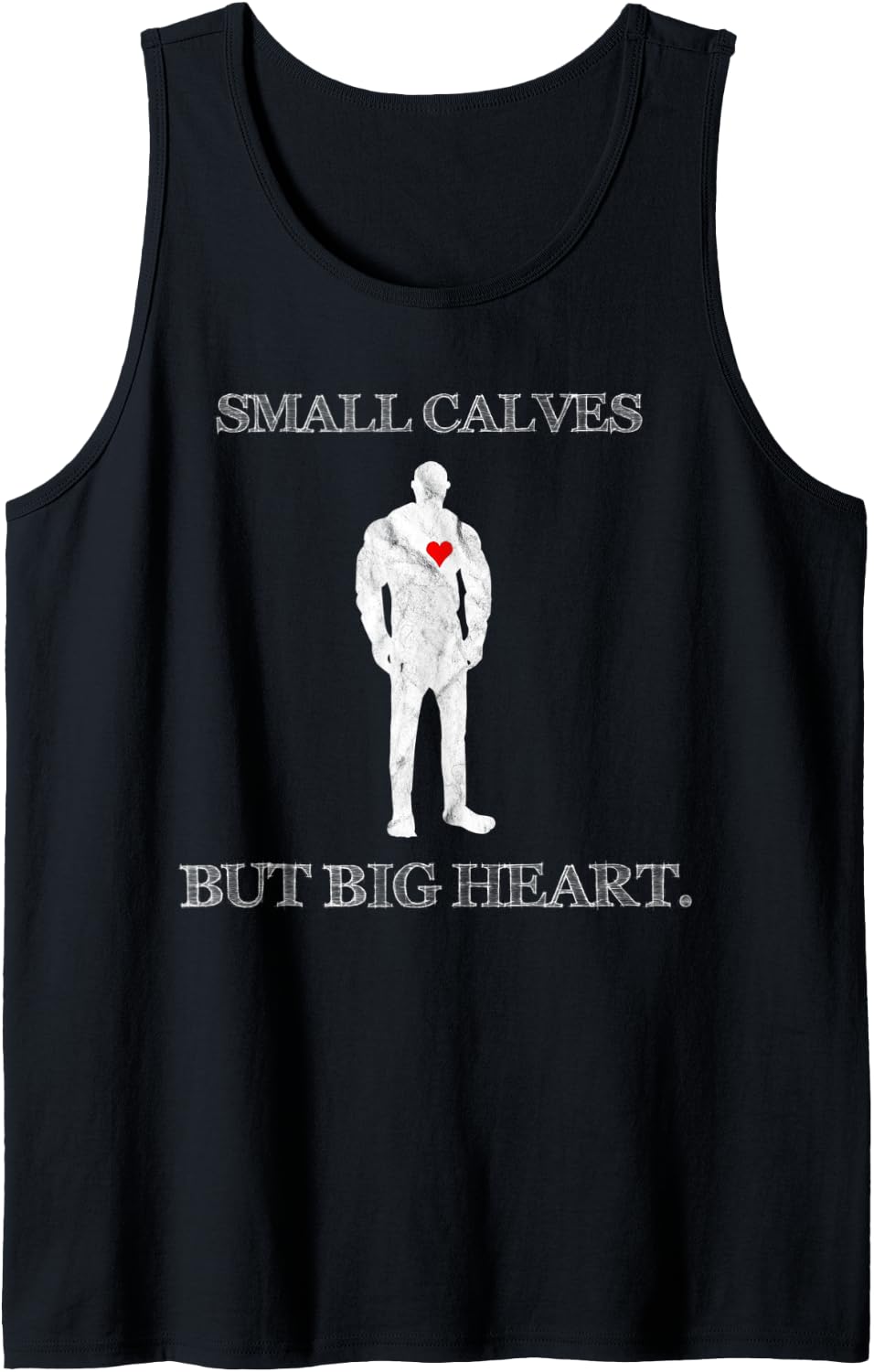 Funny Quote Tiny Calves Joke Lifting Gym Motivation Tank Top Apparel US Trend