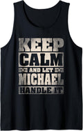 Michael Name Shirt Personalized Michael First Name Tank Top