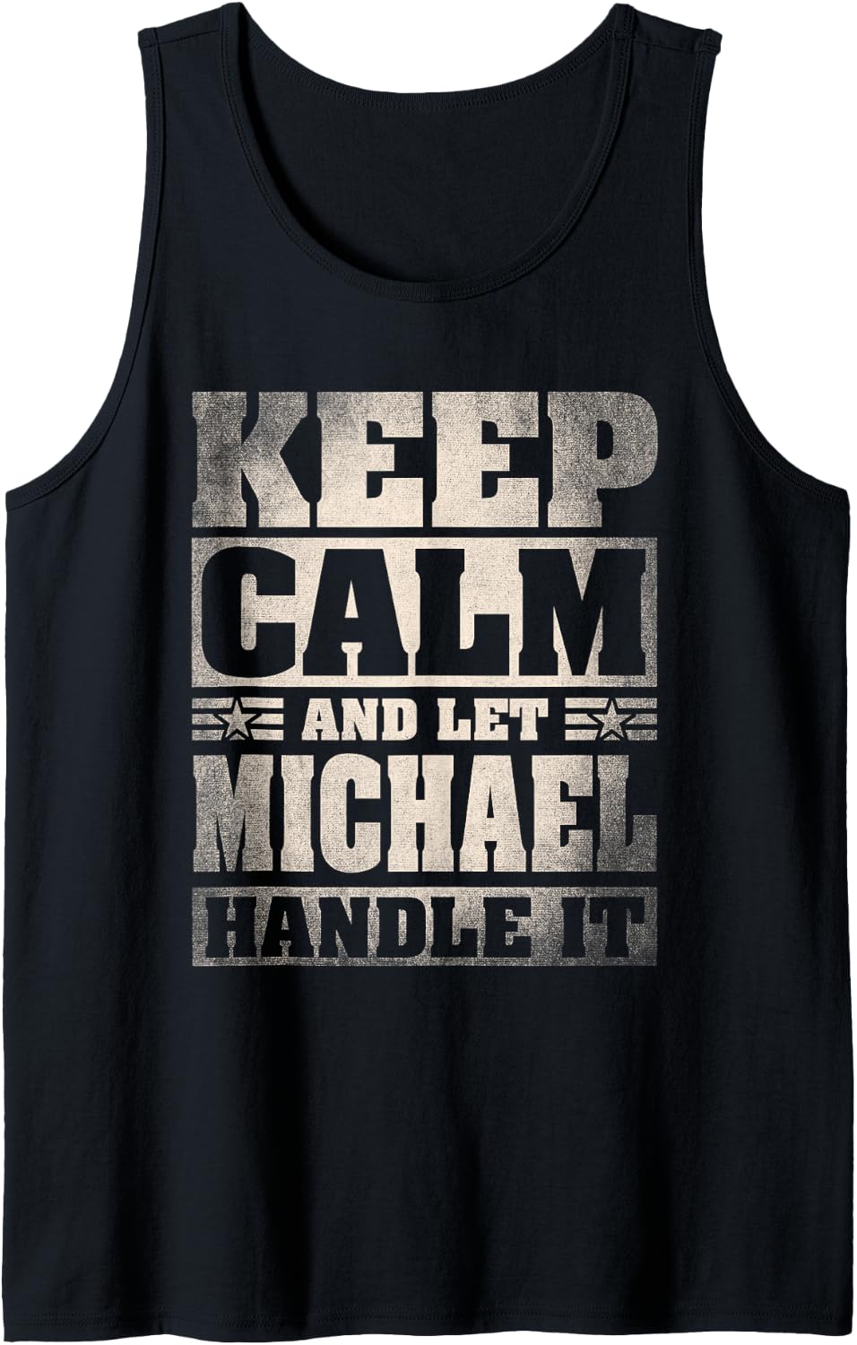 Michael Name Shirt Personalized Michael First Name Tank Top