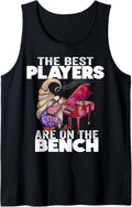 The Best Players Are On Bench Funny Gnome Pianist Tank Top Apparel US Trend