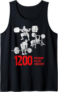 1200 Pound Club Member Tank Top Apparel Premium Print